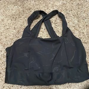Sports bra, black, small